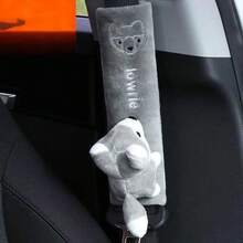 1pc Creative Personalized Car Seat Belt Shoulder Pad, Soft Protective Neck Cover, Suitable For Children, All Season, Extended Length