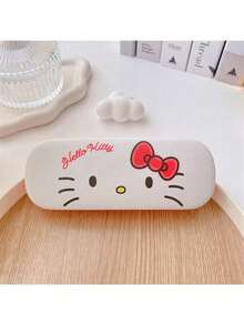 Sanrio حافظة نظارات طالب كرتونية جميلة ل- Hello Kitty Sanrio - Melleti - Yugui Dog، حامل أقلام، حافظة قرطاسية، حافظة نظارات - تصميم جميل وقابل للحمل ومقاوم للخدش - هدية عيد الحب المثالية، (قد يتم شحن أنماط عشوائية)، ضروريات العطلات، الخريف، ، عيد الميلاد، الكرنفال، اليوم الوطني، الخريف، عيد الاستقلال