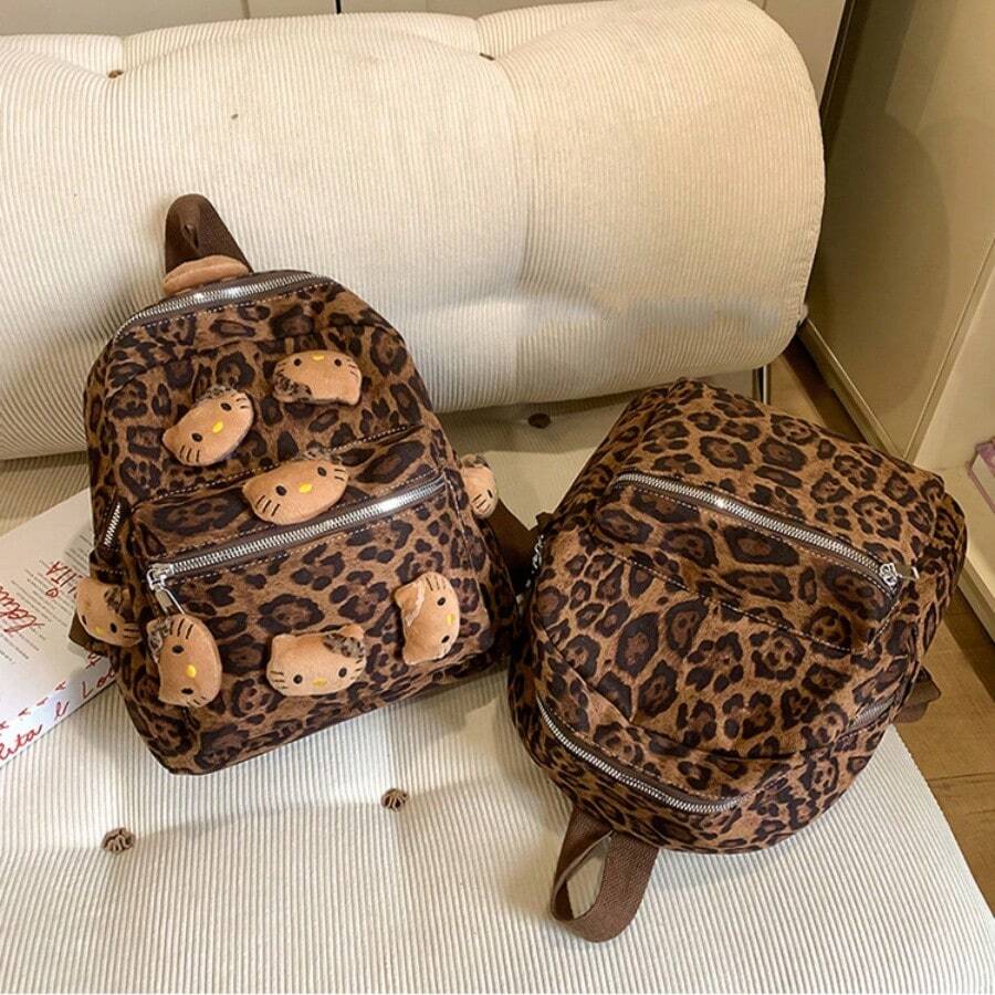 Sanrio Sanrio Hello Kitty New Leopard Print Mini Backpack For Girls ...