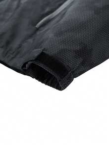 1 件运动型男士户外运动骑行钓鱼徒步防风防水迷彩软壳夹克 - 黑色 - 查看 9