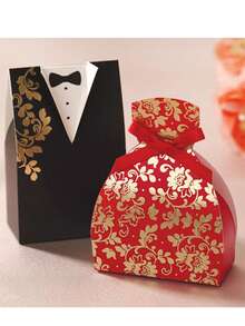 1卷22米双面缎带，适用于DIY玫瑰装饰、礼品包装 - 婚礼派对蝴蝶结缎带，也可用于桌椅装饰、拱门、礼品盒、蛋糕装饰、服装配饰、编织，营造优雅的节日氛围，蝴蝶结缎带，圣诞节、返校季、假期 - 酒紅色 - 查看 9