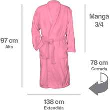 de Bao para HombreMujer, Algodn, Unitalla, ultra absorvente y ultra suave, para el hogar, de spa, para natacin - Talla única + Rosa - Ver 3