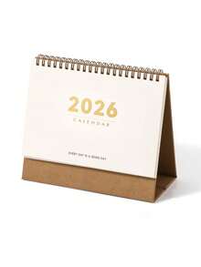 1 件。这款 2026 年桌面日历（日期：2025 年 11 月至 2026 年 12 月）是一款简约高端的学生计划本、办公备忘录日历，同时也是一款圣诞节倒计时日历。它包含月份标签、每日布局和励志名言。单向翻页设计使其适用于家庭、办公室和各种办公环境。