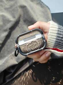 1 件趣味鬼脸贴纸适用于 Pro 3、Pro 2、Apple 3、4 保护壳 - 黑色 - 查看 6