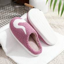 Cozy Plush Halloween Pumpkin Slippers, Non-Slip Fluffy Design - Combination G - View 2