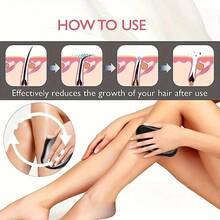 Crystal Hair Removal, Crystal Hair Remover For Men And Women, Painless Crystal Hair Removal, Adult Magic Crystal Hair Removal, Hair Removal Tools, Female Hair Removal, Painless Reusable, Waterproof, Exfoliating, Money-Saving, Quick, Simple, Smooth Hair Removal, Suitable For Body, Leg, Arm, Back Hair Removalcolor Random) For Christmas Gift