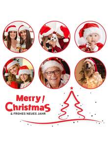 1 件经典圣诞帽天鹅绒圣诞老人帽，适合成人、男士和女士 - 圣诞节、新年节日派对用品和礼物