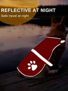 Reflective Dog Vest,2025 Upgraded High Visibility Dog Jacket,Waterproof Adjustable Dogs Vests Harness For Outdoor Hiking Walking