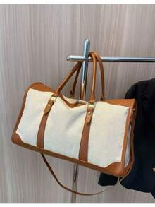 Grande borsa da viaggio portatile e capiente per uso quotidiano, borsa a tracolla multifunzione per viaggi, affari, vacanze, fine settimana, unisex