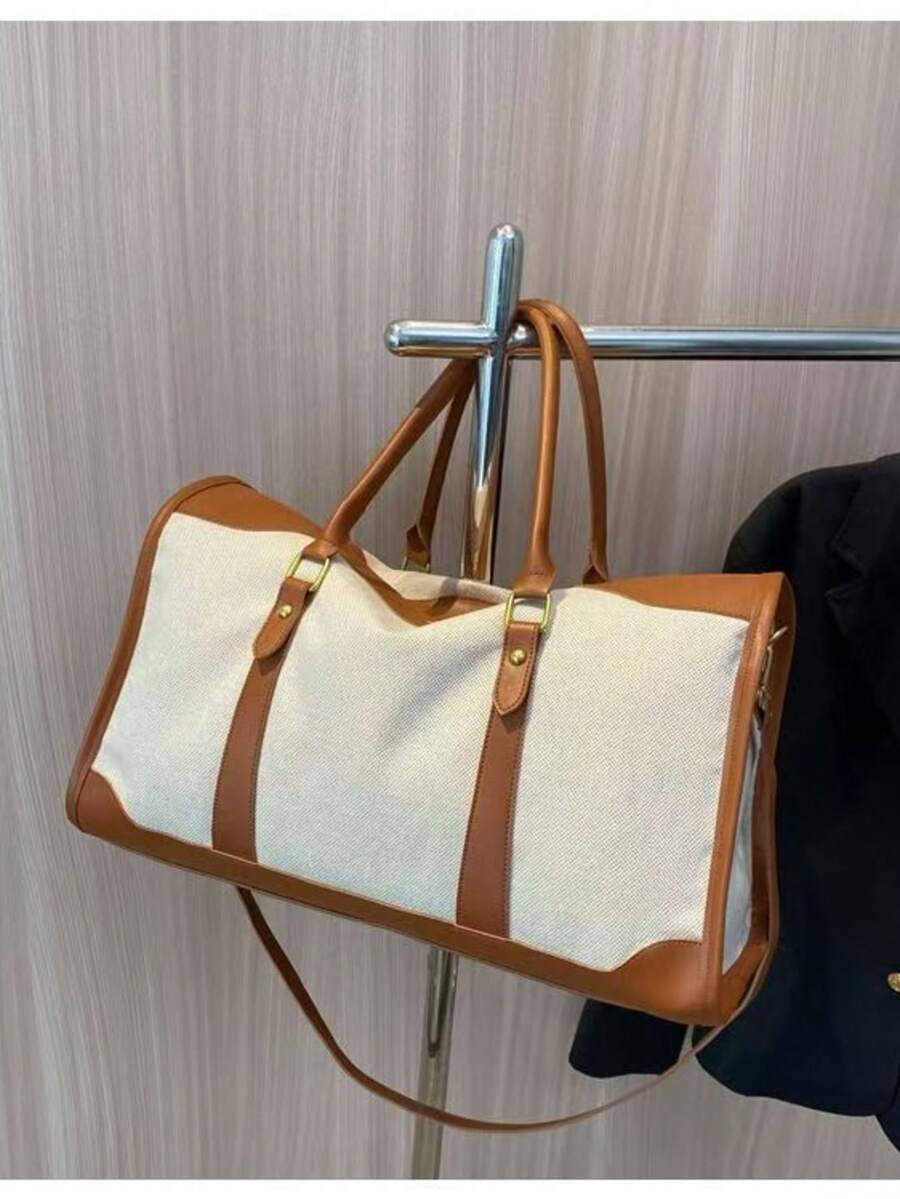 Grande borsa da viaggio portatile e capiente per uso quotidiano, borsa a tracolla multifunzione per viaggi, affari, vacanze, fine settimana, unisex