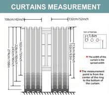 Golden Velvet Curtains, Luxurious 2-Panel Home Decorative Curtains, Blackout Curtains For Bedroom And Living Room, Thermal Insulating Luxurious Ultra-Soft Decorative Ring-Top Room Curtains, Suitable For Room Decoration, Holiday Decorations, Christmas Decorations, Living Room, Bedroom, Hotel, Apartment (Width 42 X Length 63 Inches, Width 42 X Length 84 Inches, Width 52 X Length 63 Inches, Width 52 X Length 72 Inches, Width 52 X Length 84 Inches, Width 52 X Length 96 Inches, Width 52 X Length 108 Inches) - 金色 - 查看 3