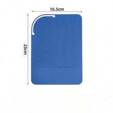Alfombrilla resistente al calor de silicona, adecuada para herramientas de peinado como rizadores, planchas, bolsa organizadora de maquillaje para viajes, ideal para estilistas, viajeros, estudiantes, gran regalo para volver a la escuela, Navidad. Esencial para viajes, peinado, cuidado del cabello, salón de belleza, peluquería, equipo de peinado - Multicolor - Ver 13
