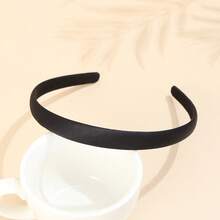 1件时尚简约女士发箍，迷人发饰，化妆配饰 - 黑色 - 查看 6