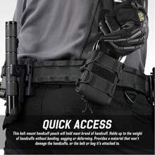 Outdoor Training Tactical New Handcuff Pouch With MOLLE, Plastic Clip, Hook And Loop Strap, Simple To Use - Multicolor - View 4