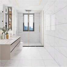 10/20 片现代白色大理石剥离粘贴瓷砖墙板 - 自粘乙烯基防溅板，适用于厨房和浴室，易配设计，23.62X11.81 英寸 - 彩色 - 查看 9