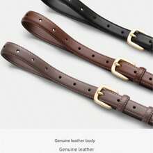 New Korean Style All-Match Women's Belt Durable And Strong Decorative Skirt With Denim Belt - Cà phê - Xem 3