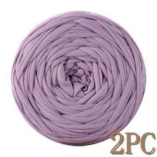 1/2pcs T-Shirt Yarn, Large 300g ± 20g T-Shirt Yarn Roll - 2cm Wide, Woven Fabric Knitted Yarn, Soft & Versatile For DIY Crafts, Used For Crocheting And Knitting Bags, Cushions, Dolls, Blankets, Slippers, Handicraft Crochet Projects, Available In Multiple Colors, Multicolor Yarn | Polyester Yarn | Acrylic Yarn | Crochet Yarn | Crafting Yarn | Vibrant Yarn Balls | Versatile Crafting Material, Knitting Accessories And Supplies