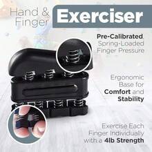 1PCS Hand Grip Strengthener Finger Exerciser Grip Exercise Equipment Finger Strengthener Forearm And Hand Strengthener Suitable For Musicians, Rock Climbers, Etc. - 隨機 - 查看 3