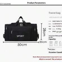 1 Stück 2025 beliebte faltbare tragbare Reisetasche, Sport- und Fitnesstasche, große Kapazität tragbare Gepäcktasche für Damen und Herren, Schultertasche Großhandel