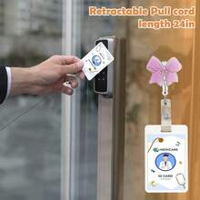 1 Conjunto (Clipe de Crachá + Porta-Cartão + Cordão) Porta-Crachá Floral Preto, Carretel de Crachá Versátil com Cordão Retrátil Destacável Ajustável, Clipe de Crachá e Protetor de Cartão de Identificação Adequado para Enfermeiras, Médicos, Funcionários de Escritório, Estudantes, Professores (Série Preta)