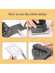 Random Style Quiet & Wear-Resistant Shoe Sole Patch, Self-Adhesive Grid Pattern, Heel & Forefoot Hole Repair Sticker, Unisex Insulation, Galentines, Puppy, Carnival