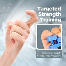 1PCS Hand Grip Strengthener Finger Exerciser Grip Exercise Equipment Finger Strengthener Forearm And Hand Strengthener Suitable For Musicians, Rock Climbers, Etc. - 隨機 - 查看 2