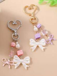 1pc Cute Bow Pendant, Children's Backpack Charm