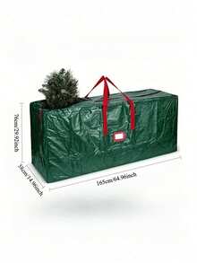 7/9ft Christmas Tree Storage Bag, Large Capacity, Waterproof Dustproof Woven Moving Box, Outdoor Waterproof Storage Bag, Christmas & New Year Gift, Tree Storage Bag - Multicolor - View 18
