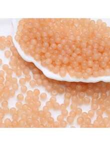 50Pcs 8mm Galaxy Glitter Round Beads Resin Loose Spacer Beads For Jewelry Making DIY Bracelet Earring Necklace Accessories