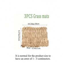 Large Woven Rabbit Nest, Handmade Foldable Hide-Away House, Suitable For Guinea Pigs, Rabbits, Ferrets, Breathable Play Bed - Multicolor - View 10