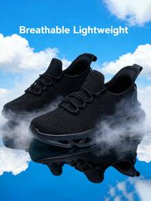 New 2025 Spring/Summer Lightweight & Breathable Couple's Sports Shoes, Outdoor Casual Sneakers, Comfortable Hiking Shoes With MD + Herringbone Compound Outsole, Anti-Slip , Soft & Comfortable, Random Asymmetrical Pattern