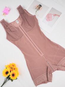 塑身衣，束腰，收腹，提臀，一体式拉链纽扣塑身衣