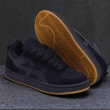 Men's Unisex Casual Force Street Skater Sneakers  Sporty Lace-Up Home Party Gym And Fitness - 黑色 - 查看 1