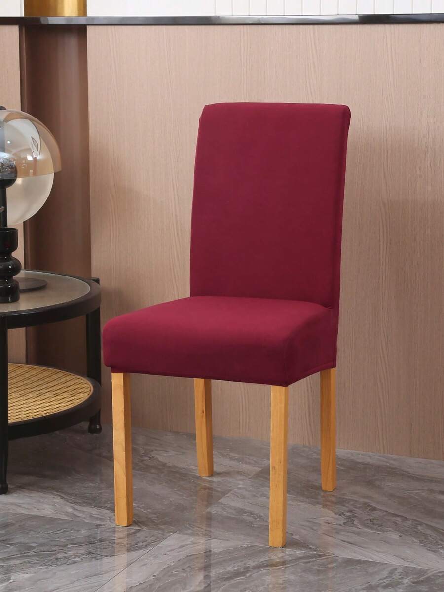 1/4 Stücke elastischer Stuhlbezug, Polyesterfaser Stuhlbezug, Hotel und Haushalt Stuhlbezug