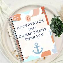 Embrace And Empower: Adult Acceptance And Commitment Relaxation Workbook - 50 Pages Mental Health Journal With Cognitive Defusion, Values Action, And Coping Planning | Relaxation, Resilience, And Emotion Regulation Exercise Templates | Self-Help Tool Designed For Professionals, Coaches With Structured Guidance - Embrace and Empowerment Plan - View 3
