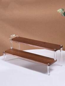 1 件亚克力梯形展示架，3 层梯形展示架，家居收纳展示架珠宝化妆品展示架，多层收纳透明展示架蛋糕架香水架