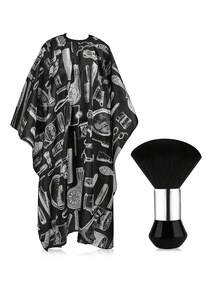 专业理发用品：1/2/4/12 件理发工具套装，包括美发披肩、长袍、带颈掸的理发剪刀、发夹、胡须刷、胡须剃刀、理发梳、美发围裙、染发披肩、清洁刷、沙龙喷雾瓶、造型喷雾瓶、酒精喷雾瓶、高压喷雾瓶和美发工具套装。 - 彩色 - 查看 14