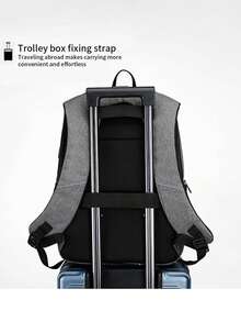 Men's Backpack, Travel Backpack, Laptop Backpack, Casual Large Capacity Super Big Travel Backpack, Business Commute Minimalist Casual Backpack, Gift For Boyfriend, College Student, Teenager - Multicolor - View 9