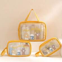 3 Stücke süße, tragbare, wasserdichte Kulturtasche, Reise-Organizer-Tasche, Windeltasche für Kinder