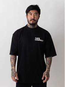 Oversized Company T-Shirt - Black - View 1