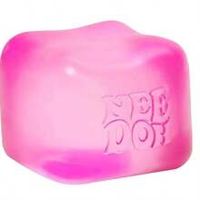 The Stress Cube Ooze Stress Ball, A Handheld Table Toy That Reduces Anxiety, Perfect For Desk Decor, Class Prizes, Party Gifts, And Holiday Gifts (Mini Ice Cube Squeeze Toy) - Multicolor - View 1