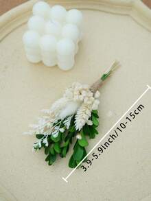 Dried Flower Bouquet - Green - View 2