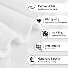 Gamma ガンマ The Eminence In Shadow Throw Blanket Thin Shaggy Large Tourist Blankets - màu đen - Xem 4