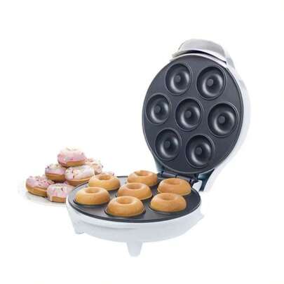 Maquina Para Hacer 7 Donas, Máquina Para Mini Donas Máquina Para Hacer Rosquillas Fácil Liberación Disipación De Calor Evita Resbalones Máquina Eléctrica Para Rosquillas