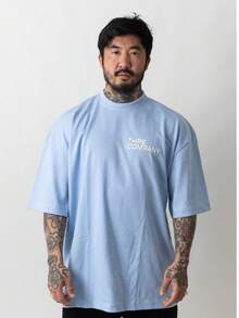 Oversized Company T-Shirt - Celeste - Ver 1