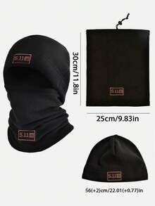 Boy And Girl's Universal Tactical Warm Scarf Hat. Thick Version Is Suitable For Autumn And Winter, As Well As For Outdoor Activities And Cycling.