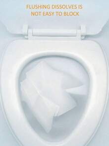 100/50/20/10 片/包，10 片/包一次性水溶性便携式马桶座套，方便旅行和商务出行，马桶座套，飞机旅行、露营、浴室用品必备配件 - 彩色 - 查看 7