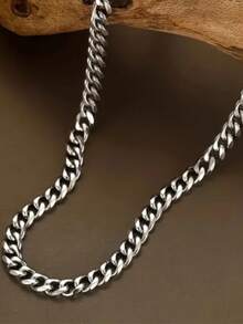 1 Set Of 3 Pcs Fashionable Chain Necklaces, Suitable For Women's Daily Decoration