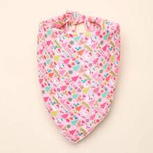 1 pieza/3 piezas Árbol de Navidad y Papá Noel ajustables, Pañuelo triangular para perros con estampado de copos de nieve - Adecuado para mascotas pequeñas y medianas, de poliéster lavable a máquina, cómodo para todas las estaciones, Disfraz navideño para perros, ideal para Navidad y todo el año