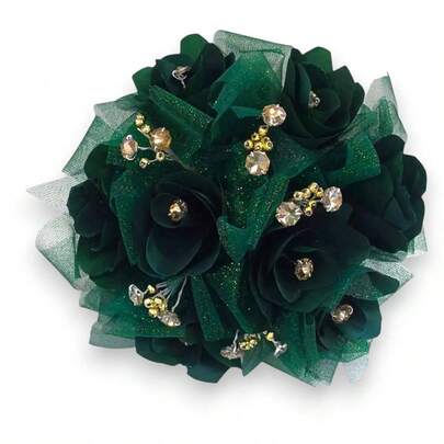 Ramo  de 15 años color esmeralda Ramo  para 15 años color esmeralda Ramo  de xv  años color esmeralda